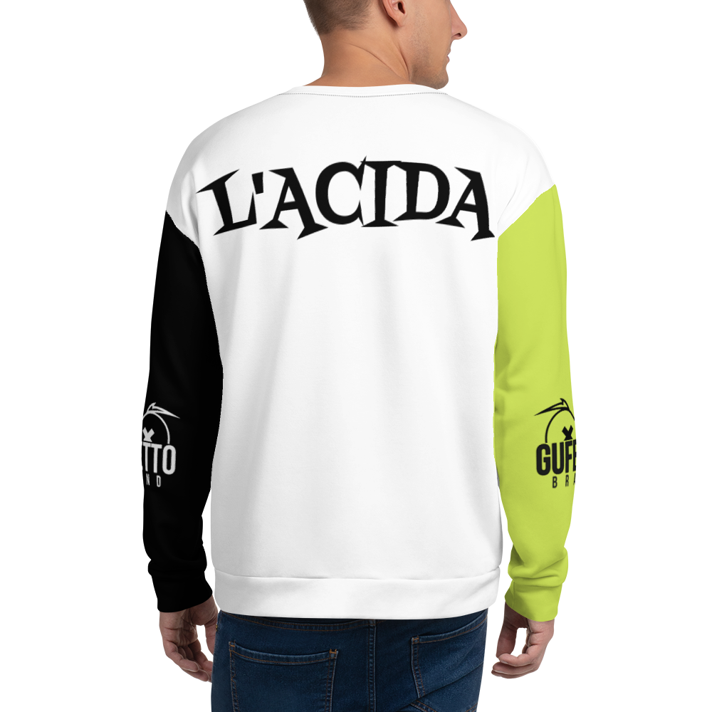 Felpa unisex Uomo/Donna Acida - Gufetto Brand 