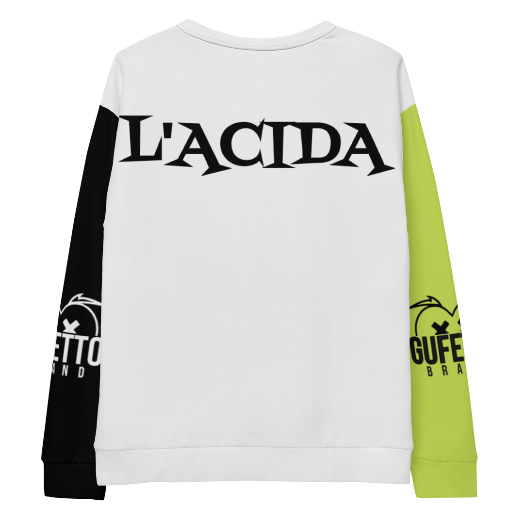 Felpa unisex Uomo/Donna Acida - Gufetto Brand 