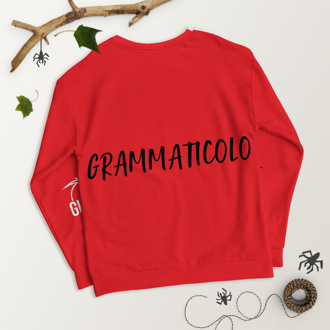 Felpa unisex Uomo/Donna GRAMMATICOLO - Gufetto Brand 