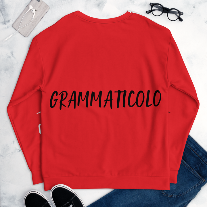 Felpa unisex Uomo/Donna GRAMMATICOLO - Gufetto Brand 