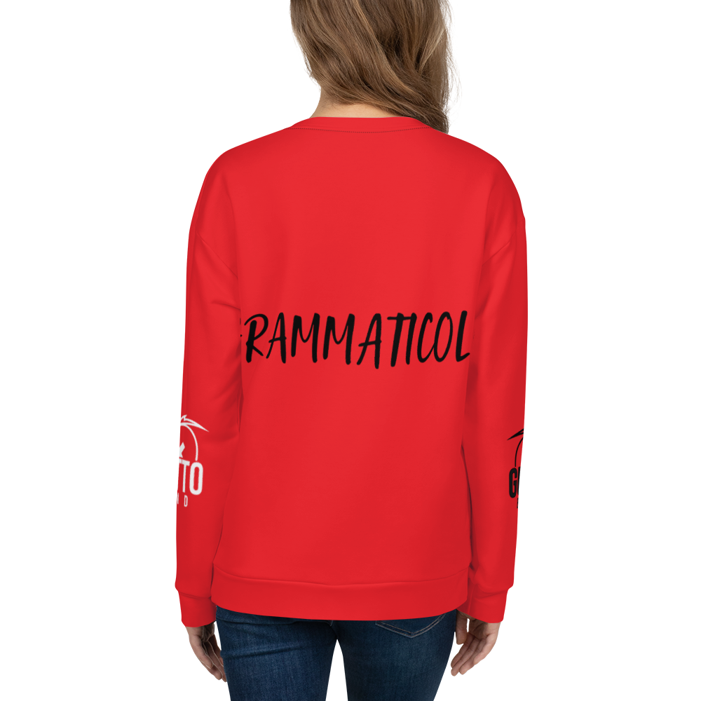 Felpa unisex Uomo/Donna GRAMMATICOLO - Gufetto Brand 