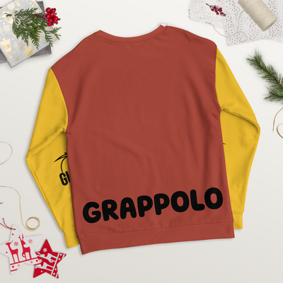Felpa unisex Uomo/Donna GRAPPOLO - Gufetto Brand 