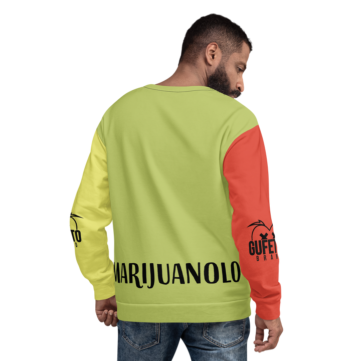 Felpa unisex Uomo/Donna MARIJUANOLO - Gufetto Brand 
