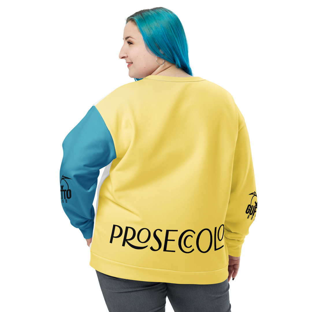 Felpa unisex Uomo/Donna PROSECCOLO TWO - Gufetto Brand 