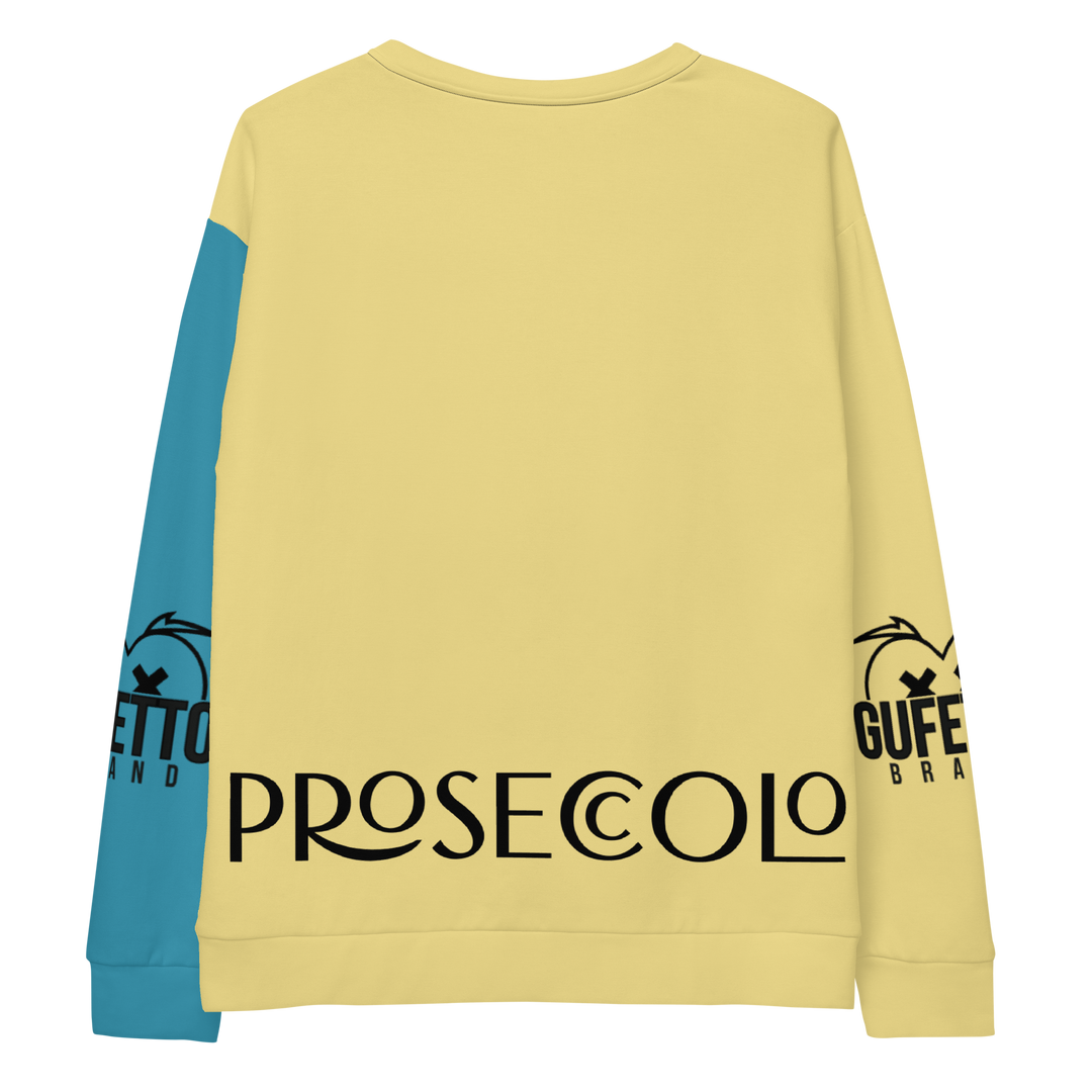 Felpa unisex Uomo/Donna PROSECCOLO TWO - Gufetto Brand 
