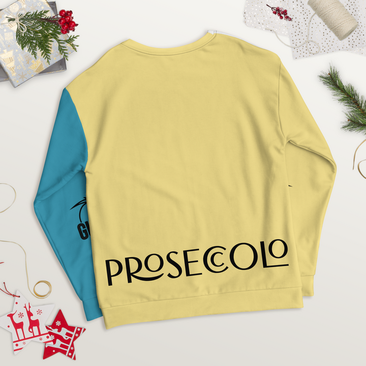 Felpa unisex Uomo/Donna PROSECCOLO TWO - Gufetto Brand 