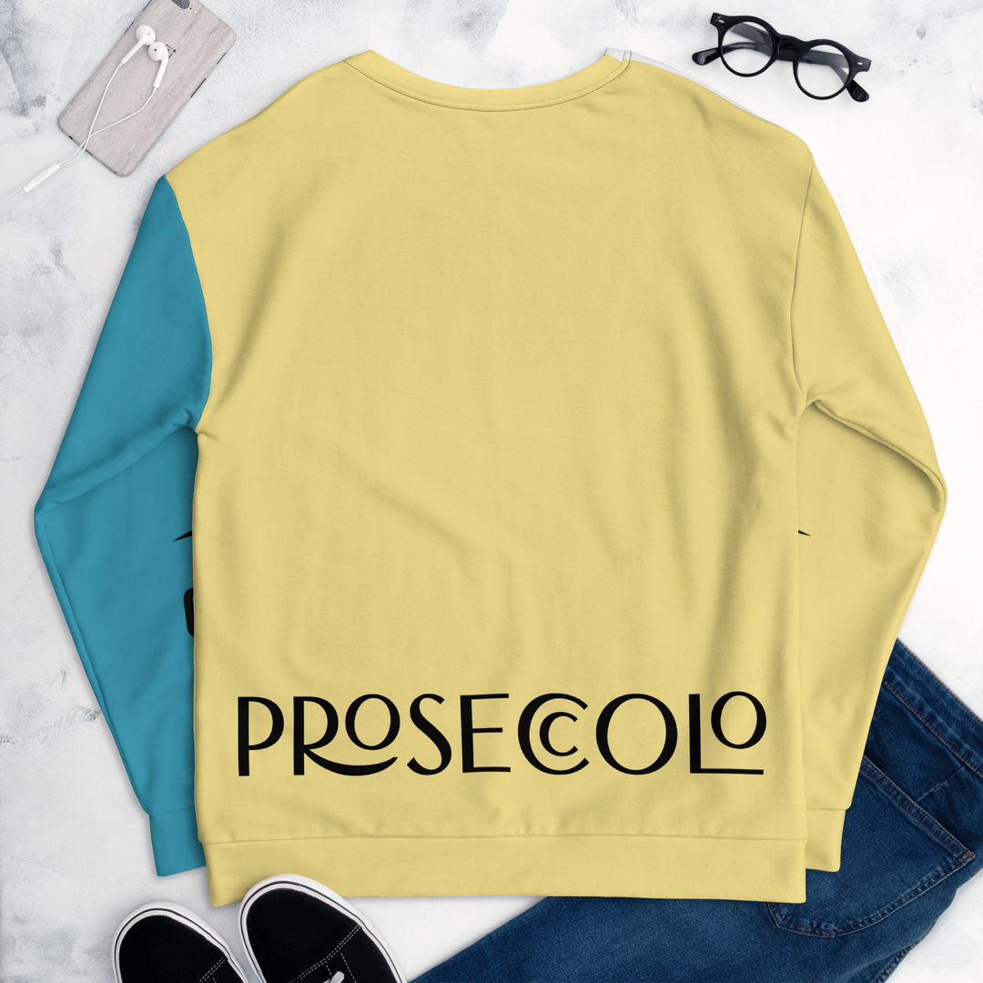 Felpa unisex Uomo/Donna PROSECCOLO TWO - Gufetto Brand 