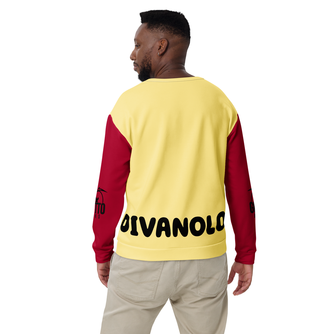 Felpa unisex Uomo/Donna DIVANOLO TWO - Gufetto Brand 