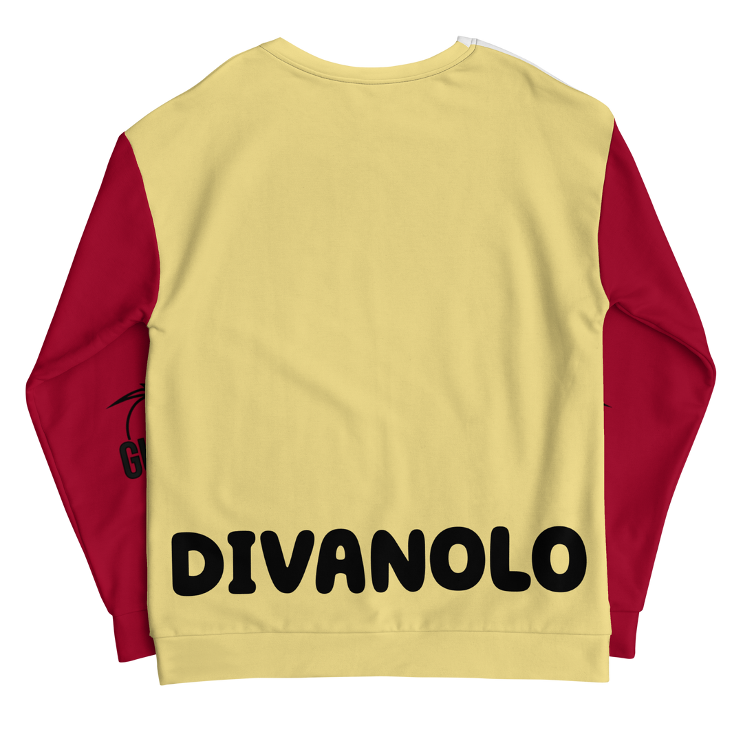 Felpa unisex Uomo/Donna DIVANOLO TWO - Gufetto Brand 