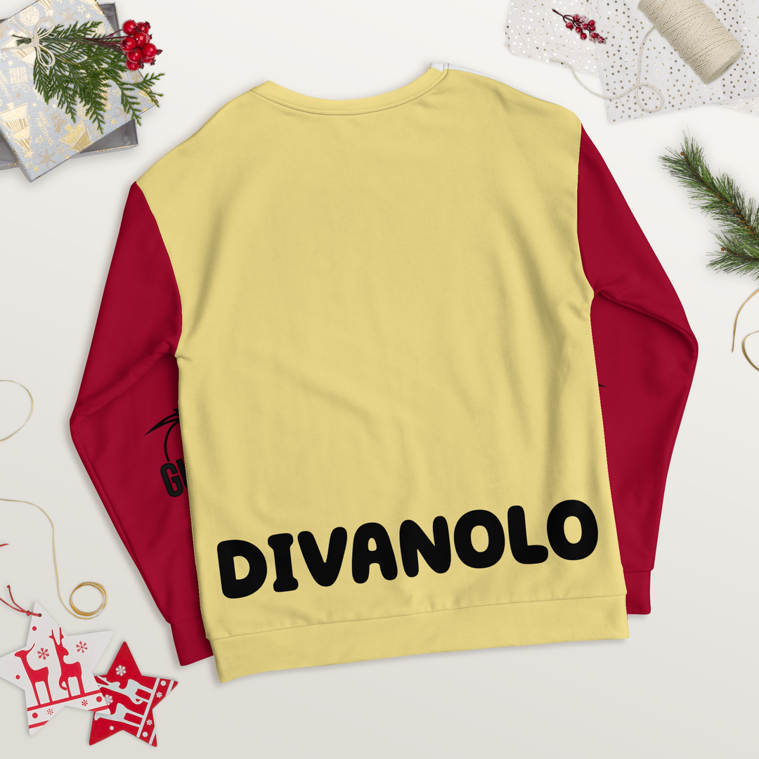 Felpa unisex Uomo/Donna DIVANOLO TWO - Gufetto Brand 