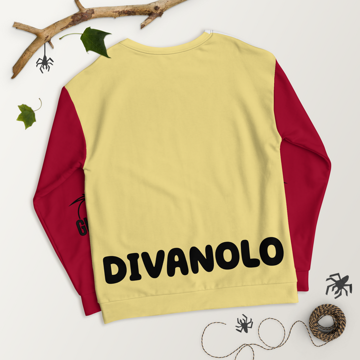 Felpa unisex Uomo/Donna DIVANOLO TWO - Gufetto Brand 