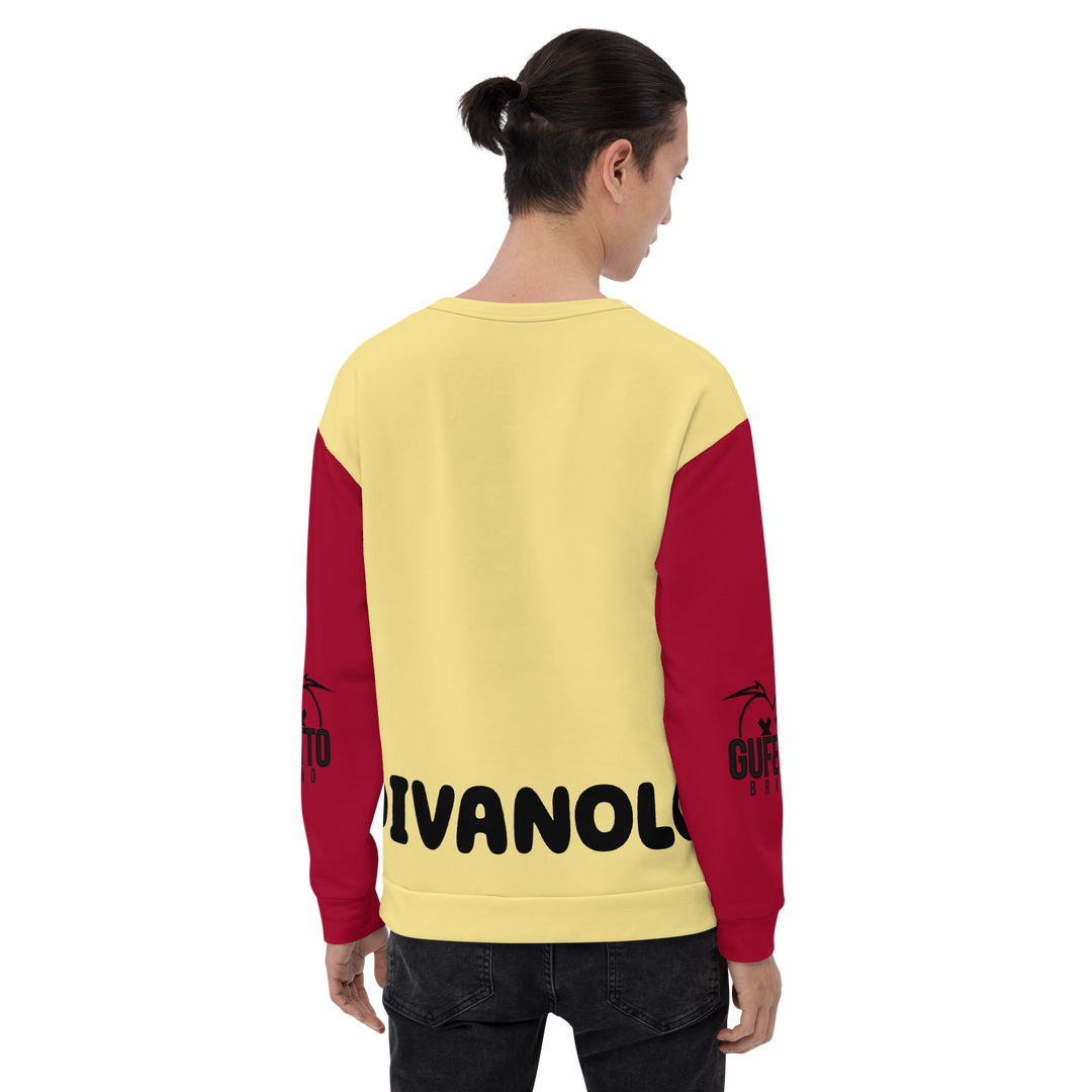 Felpa unisex Uomo/Donna DIVANOLO TWO - Gufetto Brand 