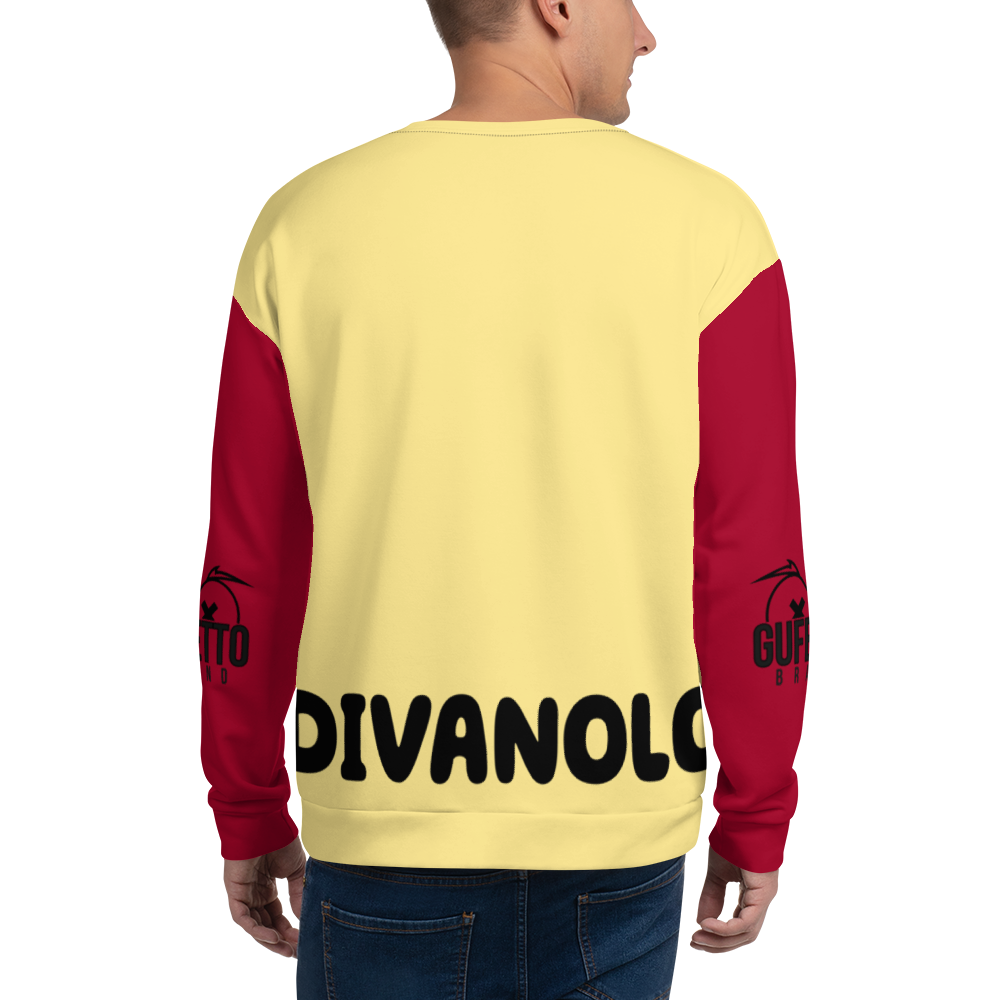 Felpa unisex Uomo/Donna DIVANOLO TWO - Gufetto Brand 