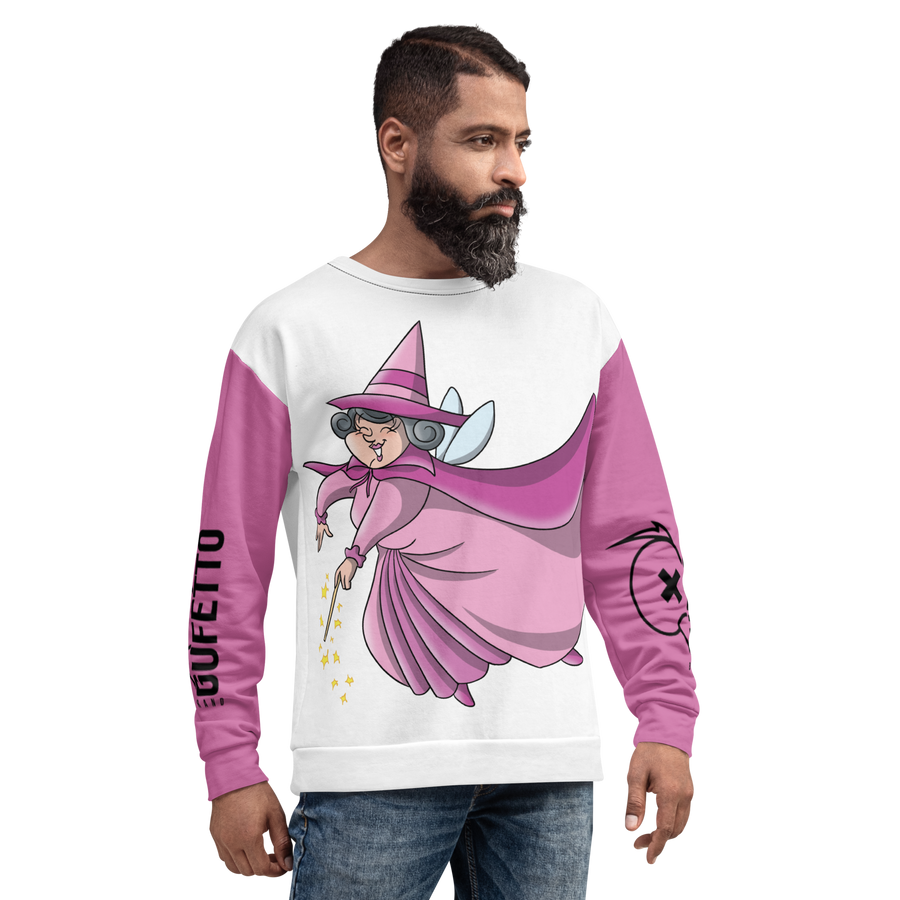 Felpa unisex Uomo/Donna Fatina Ignorante Fame Permanente - Gufetto Brand 