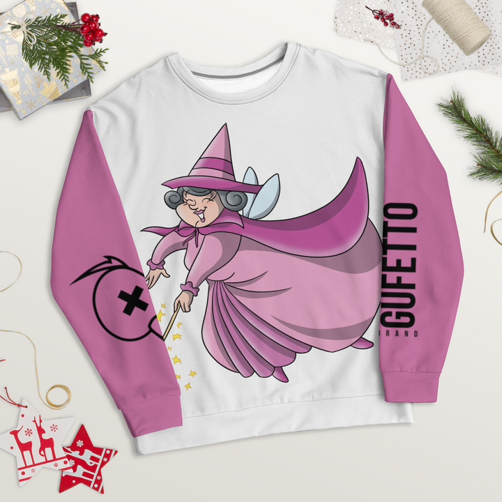 Felpa unisex Uomo/Donna Fatina Ignorante Fame Permanente - Gufetto Brand 