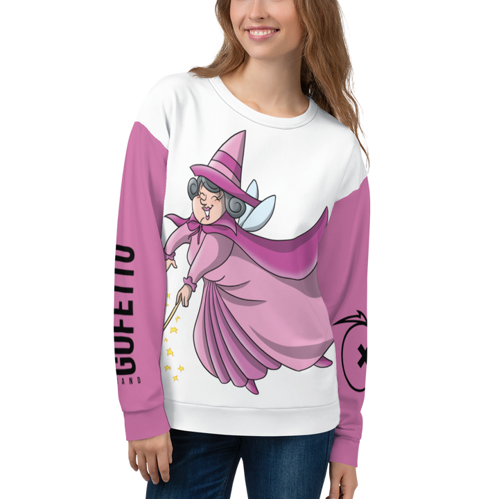 Felpa unisex Uomo/Donna Fatina Ignorante Fame Permanente - Gufetto Brand 