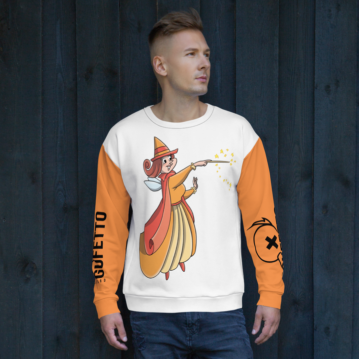 Felpa unisex Uomo/Donna Fatina Ignorante Mai 'na Gioia - Gufetto Brand 
