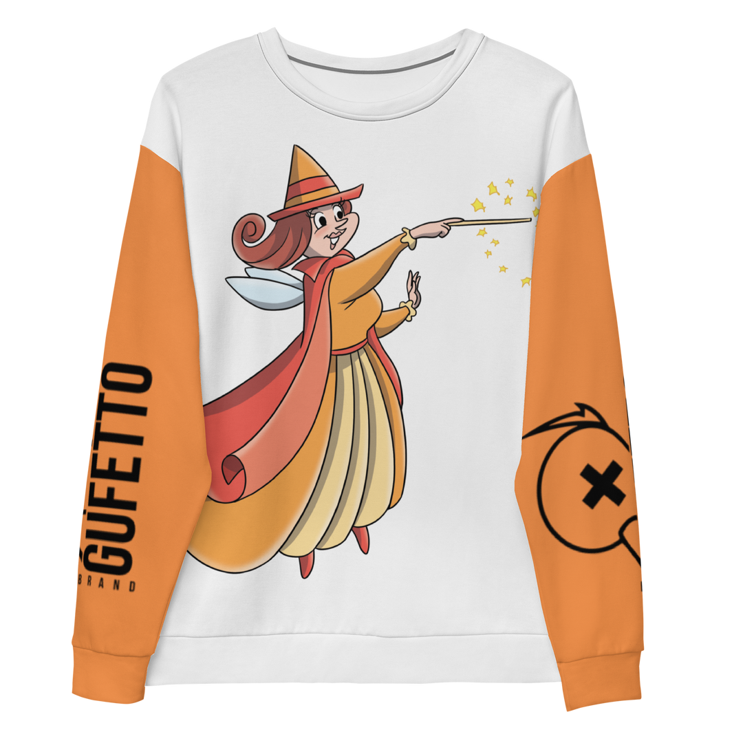 Felpa unisex Uomo/Donna Fatina Ignorante Mai 'na Gioia - Gufetto Brand 