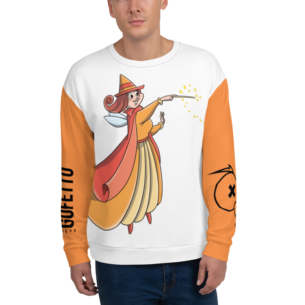 Felpa unisex Uomo/Donna Fatina Ignorante Mai 'na Gioia - Gufetto Brand 