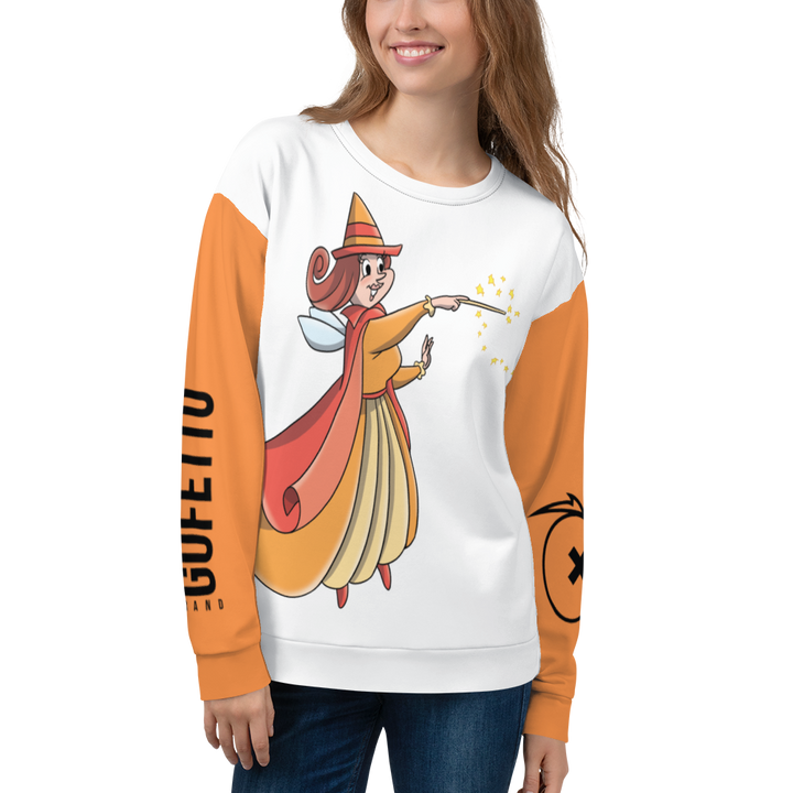 Felpa unisex Uomo/Donna Fatina Ignorante Mai 'na Gioia - Gufetto Brand 