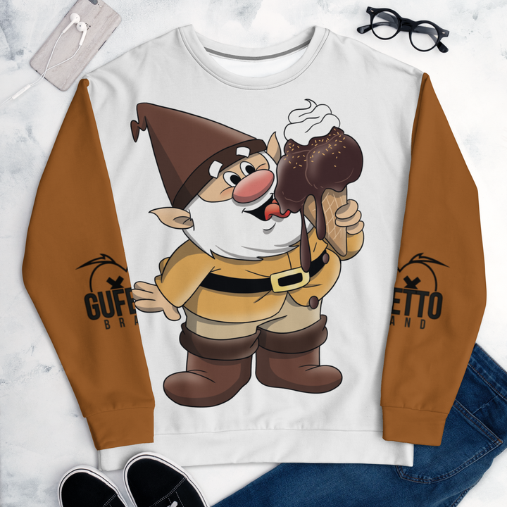 Felpa unisex Uomo/Donna Cioccolatolo - Gufetto Brand 