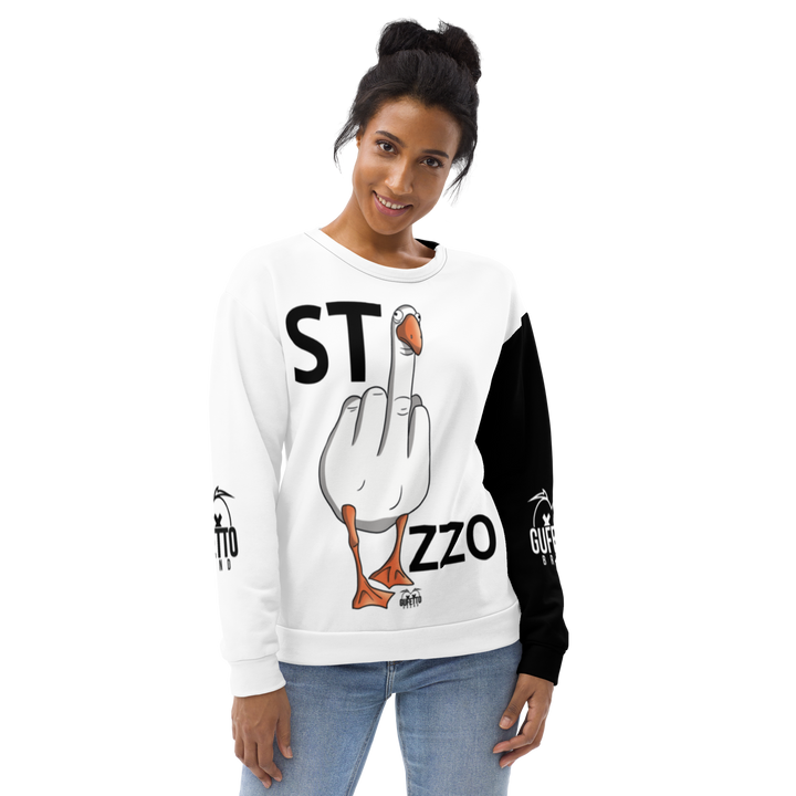 Felpa unisex Uomo/Donna Oca Dito - Gufetto Brand 