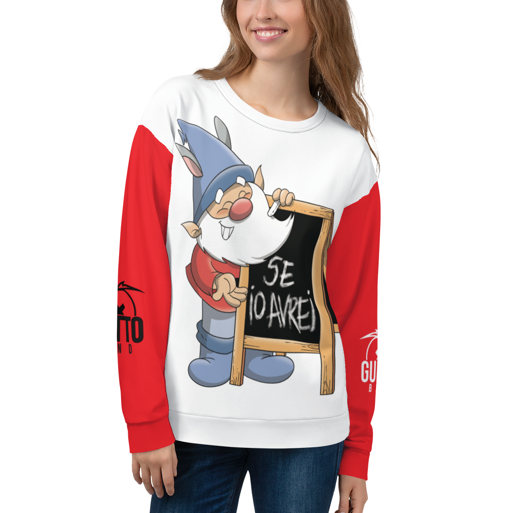 Felpa unisex Uomo/Donna GRAMMATICOLO - Gufetto Brand 