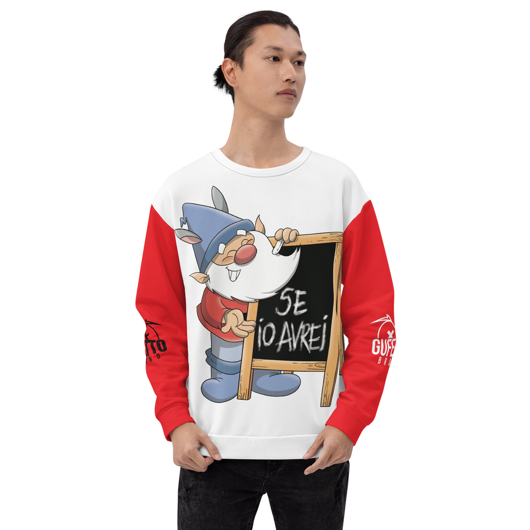 Felpa unisex Uomo/Donna GRAMMATICOLO - Gufetto Brand 