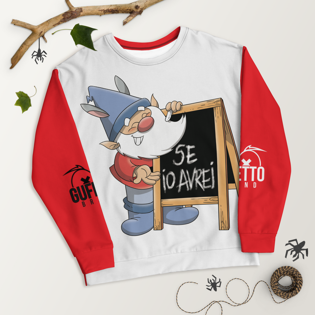 Felpa unisex Uomo/Donna GRAMMATICOLO - Gufetto Brand 