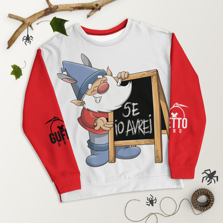 Felpa unisex Uomo/Donna GRAMMATICOLO - Gufetto Brand 