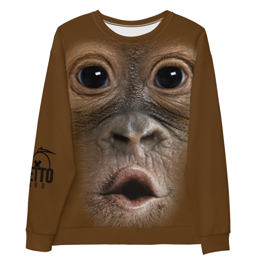 Felpa unisex Uomo/Donna Gorilla - Gufetto Brand 
