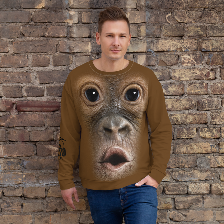 Felpa unisex Uomo/Donna Gorilla - Gufetto Brand 