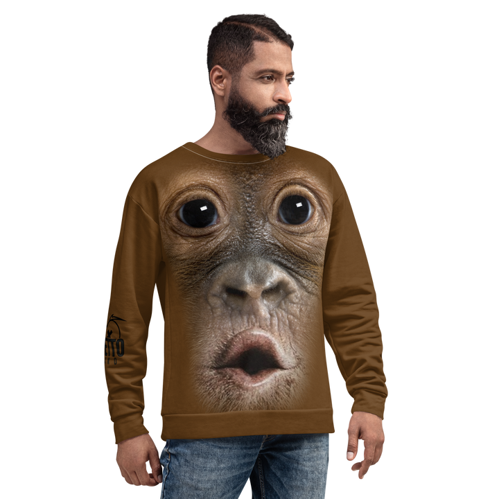 Felpa unisex Uomo/Donna Gorilla - Gufetto Brand 