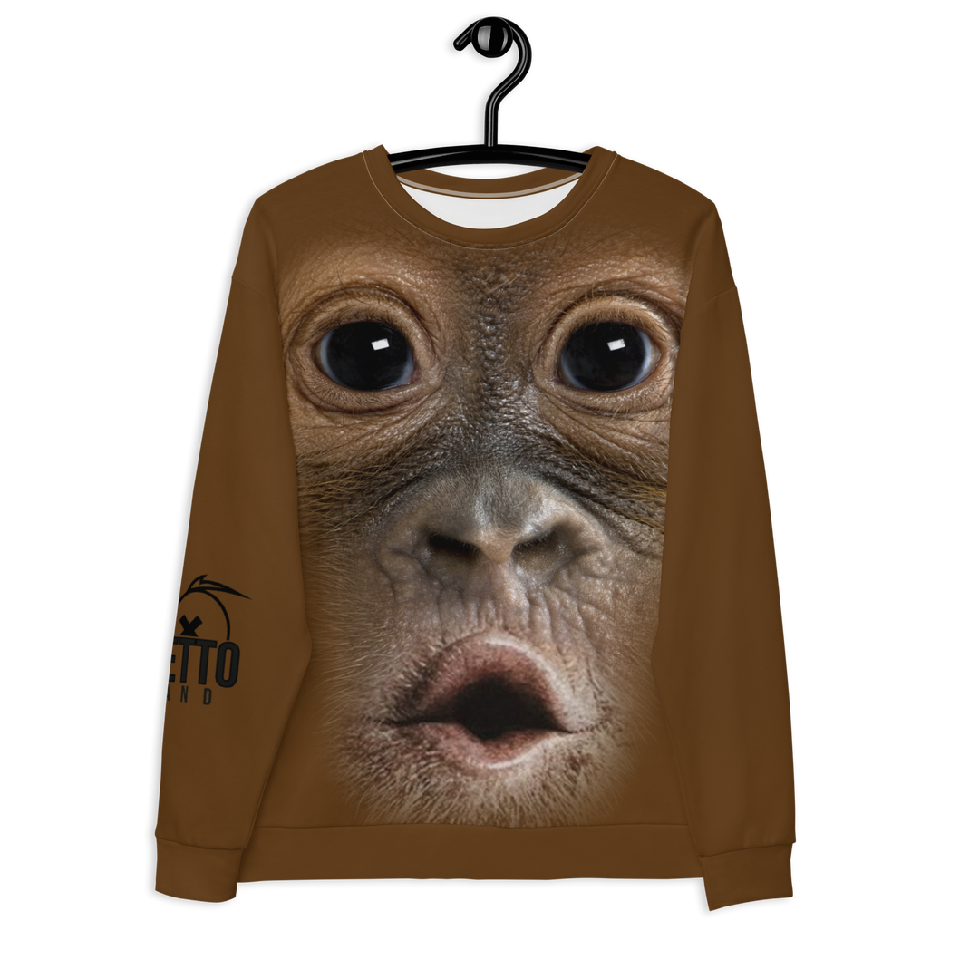 Felpa unisex Uomo/Donna Gorilla - Gufetto Brand 