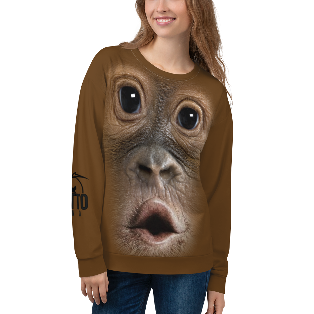Felpa unisex Uomo/Donna Gorilla - Gufetto Brand 