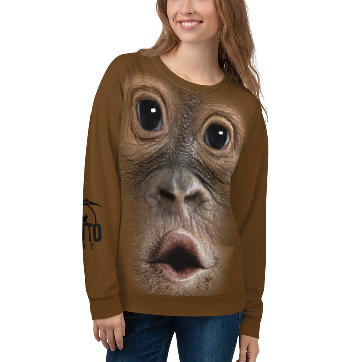 Felpa unisex Uomo/Donna Gorilla - Gufetto Brand 