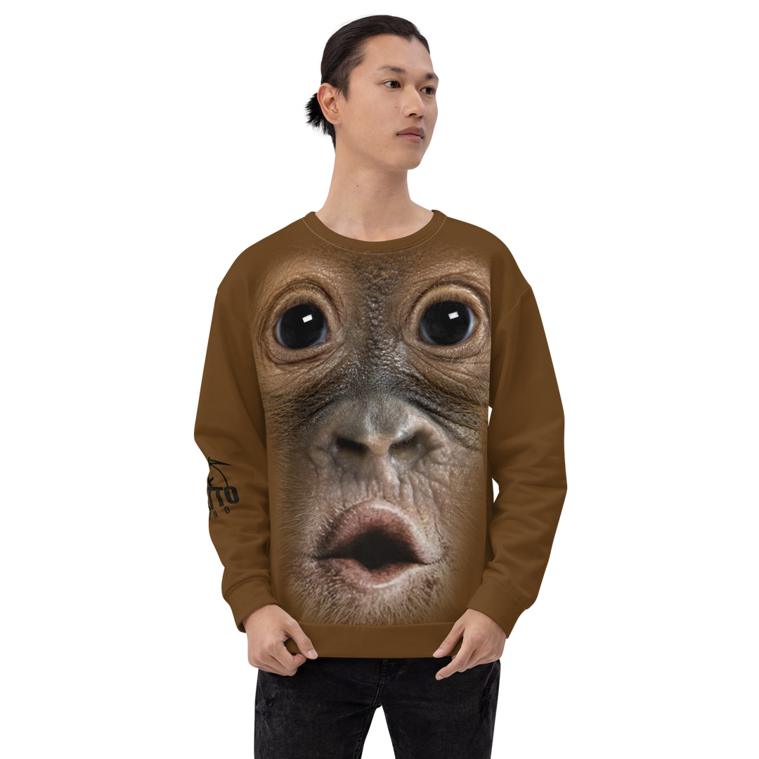 Felpa unisex Uomo/Donna Gorilla - Gufetto Brand 