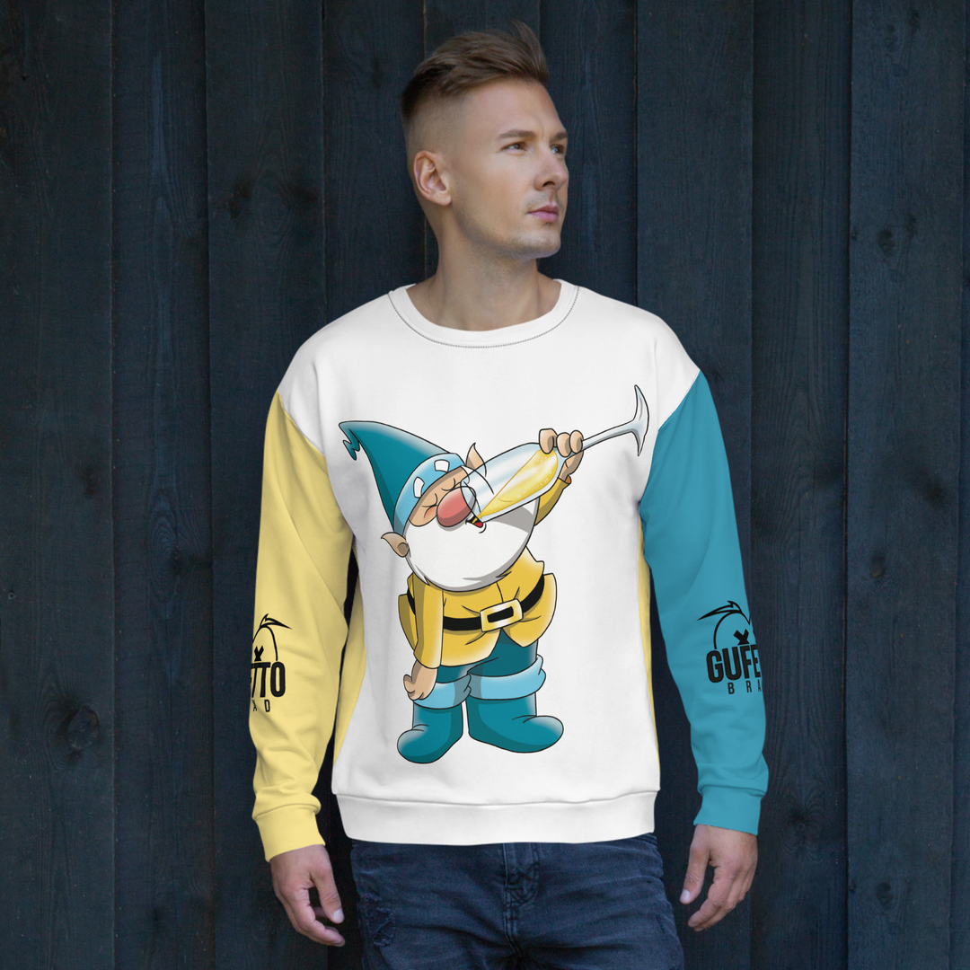 Felpa unisex Uomo/Donna PROSECCOLO TWO - Gufetto Brand 