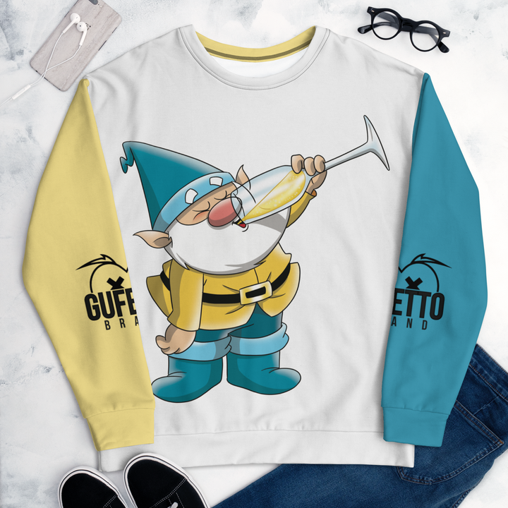 Felpa unisex Uomo/Donna PROSECCOLO TWO - Gufetto Brand 