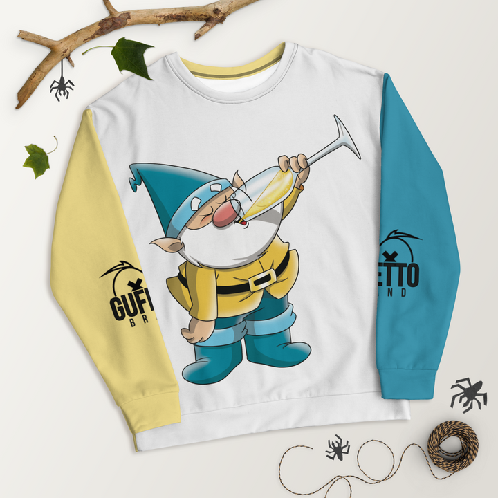 Felpa unisex Uomo/Donna PROSECCOLO TWO - Gufetto Brand 