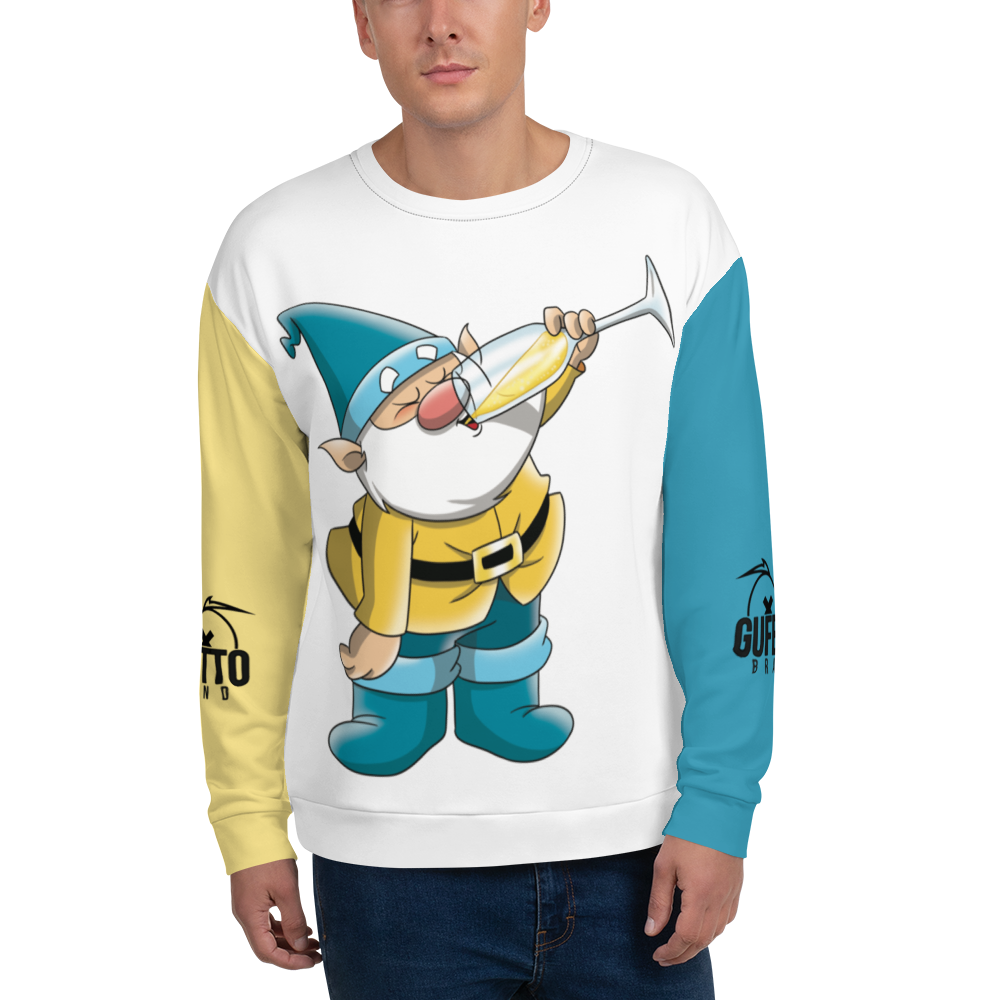 Felpa unisex Uomo/Donna PROSECCOLO TWO - Gufetto Brand 