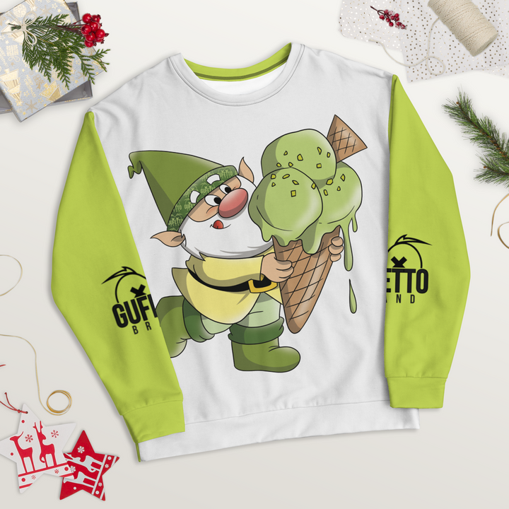 Felpa unisex Uomo/Donna PISTACCHIOLO - Gufetto Brand 