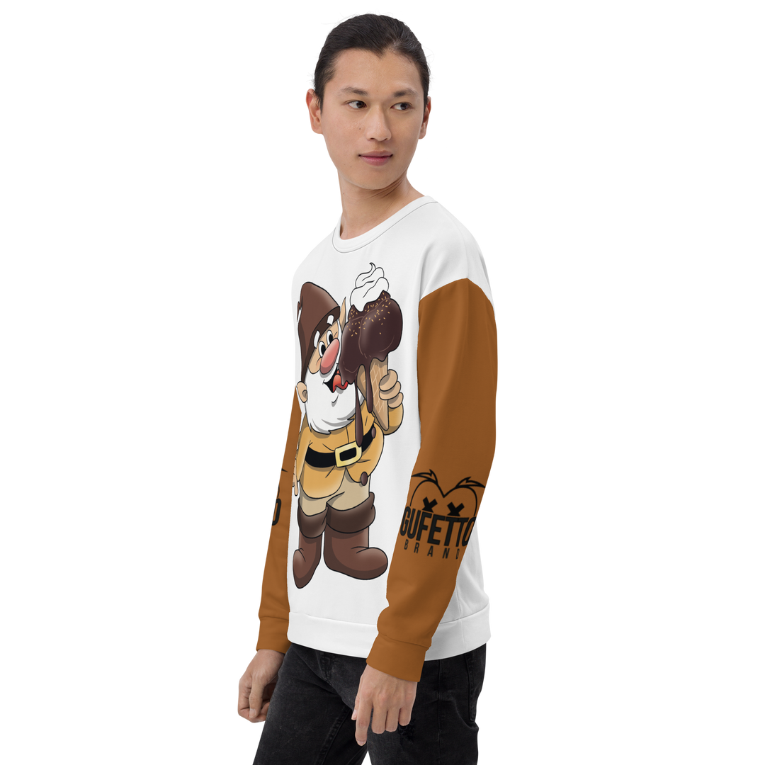 Felpa unisex Uomo/Donna Cioccolatolo - Gufetto Brand 