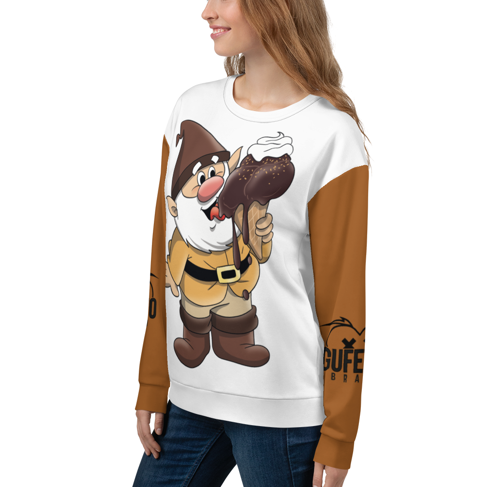 Felpa unisex Uomo/Donna Cioccolatolo - Gufetto Brand 