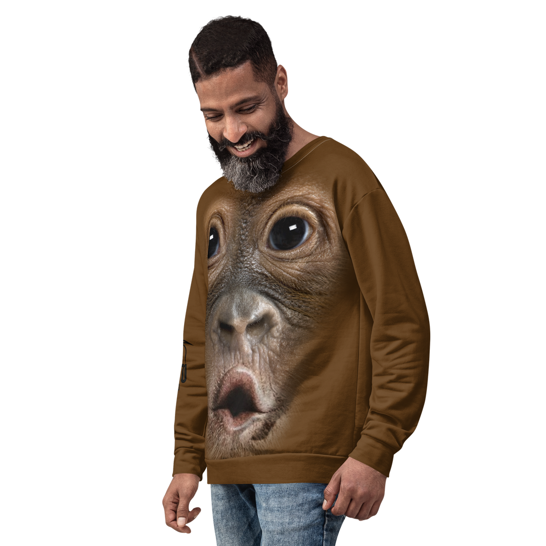 Felpa unisex Uomo/Donna Gorilla - Gufetto Brand 