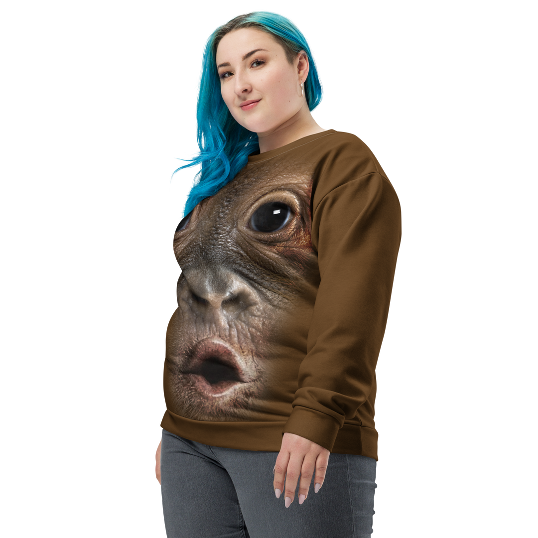 Felpa unisex Uomo/Donna Gorilla - Gufetto Brand 