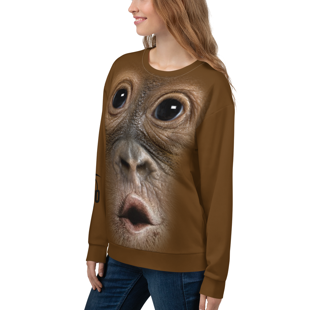 Felpa unisex Uomo/Donna Gorilla - Gufetto Brand 