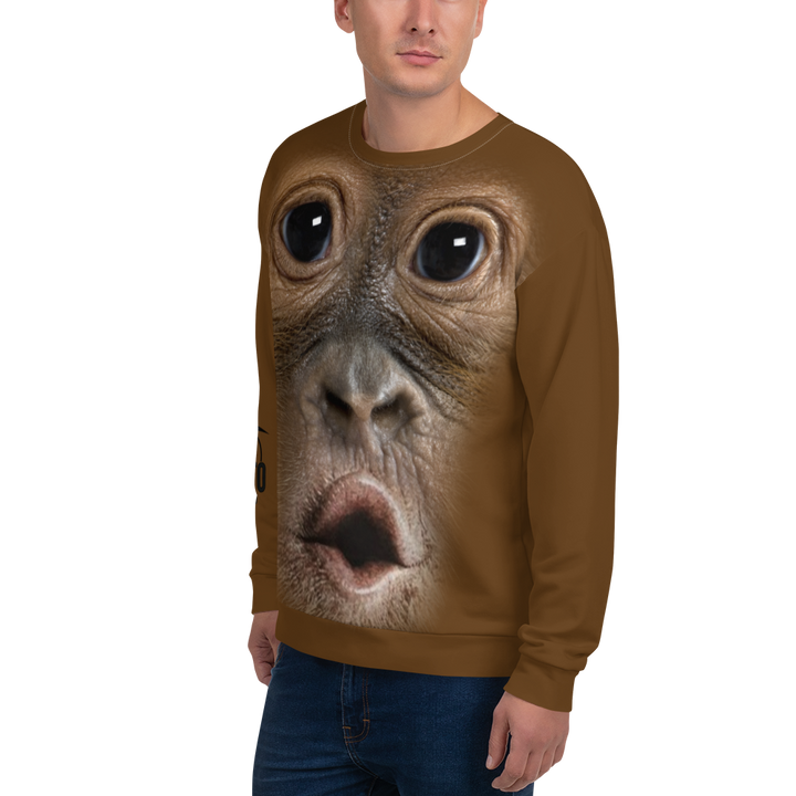 Felpa unisex Uomo/Donna Gorilla - Gufetto Brand 