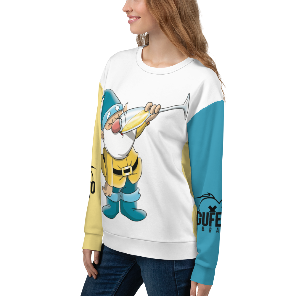 Felpa unisex Uomo/Donna PROSECCOLO TWO - Gufetto Brand 