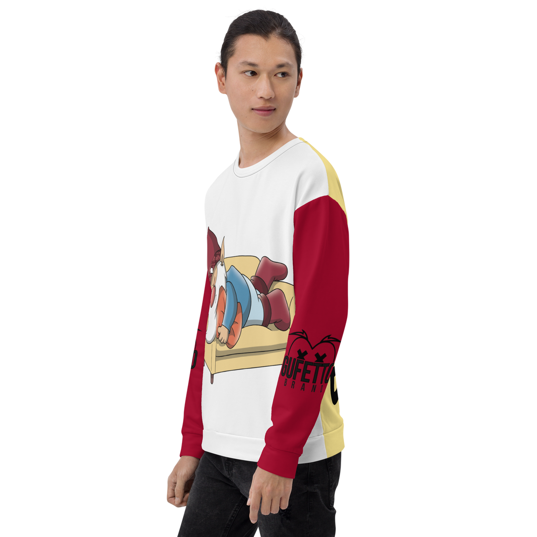 Felpa unisex Uomo/Donna DIVANOLO TWO - Gufetto Brand 